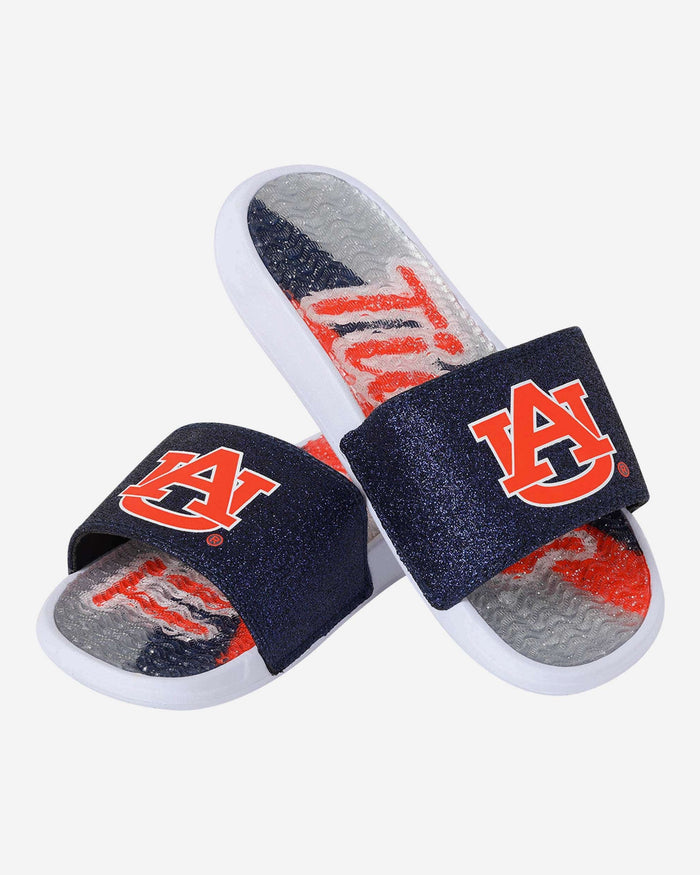 Auburn Tigers Womens Glitter Gel Slide FOCO - FOCO.com