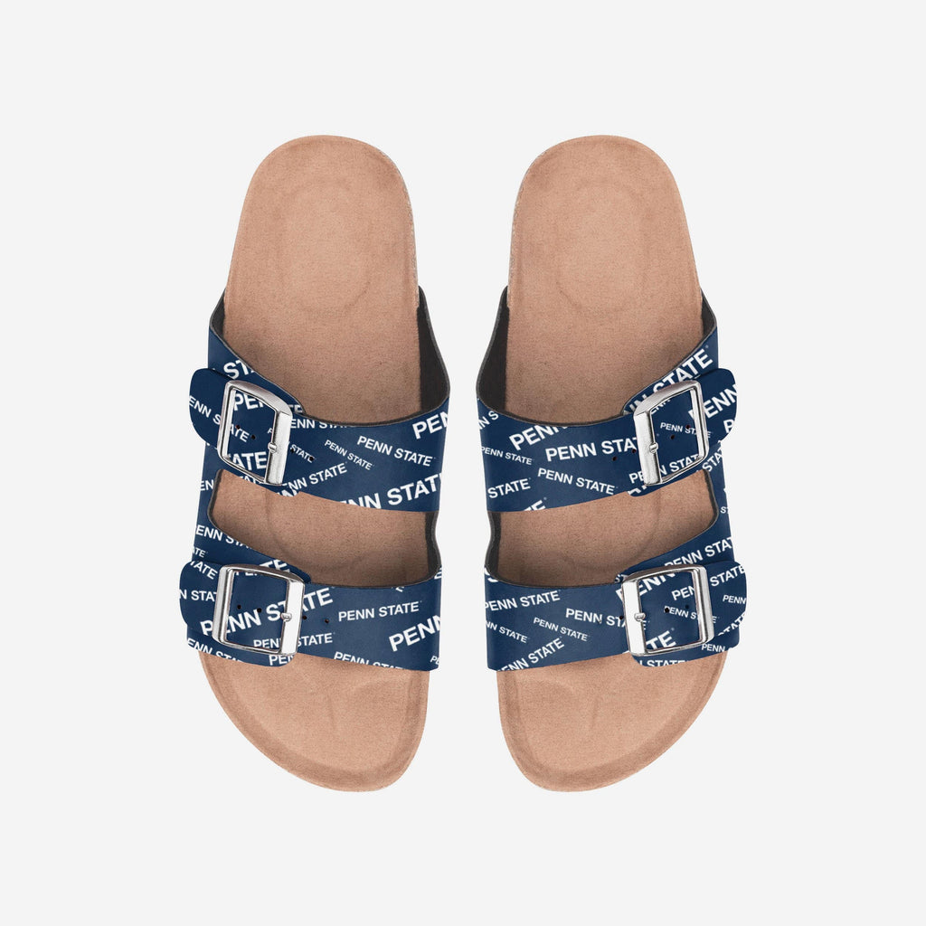 Penn State Nittany Lions Womens Mini Print Double Buckle Sandal FOCO S - FOCO.com