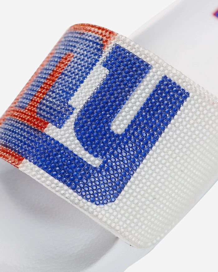 New York Giants Womens Big Logo Shimmer Slide FOCO - FOCO.com