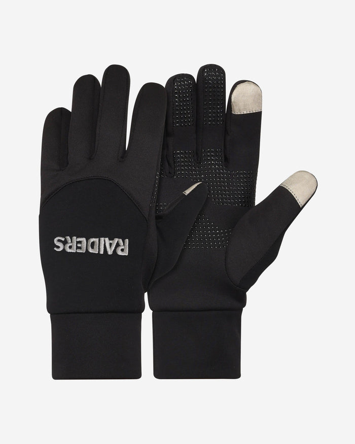 Las Vegas Raiders Wordmark Neoprene Texting Gloves FOCO - FOCO.com