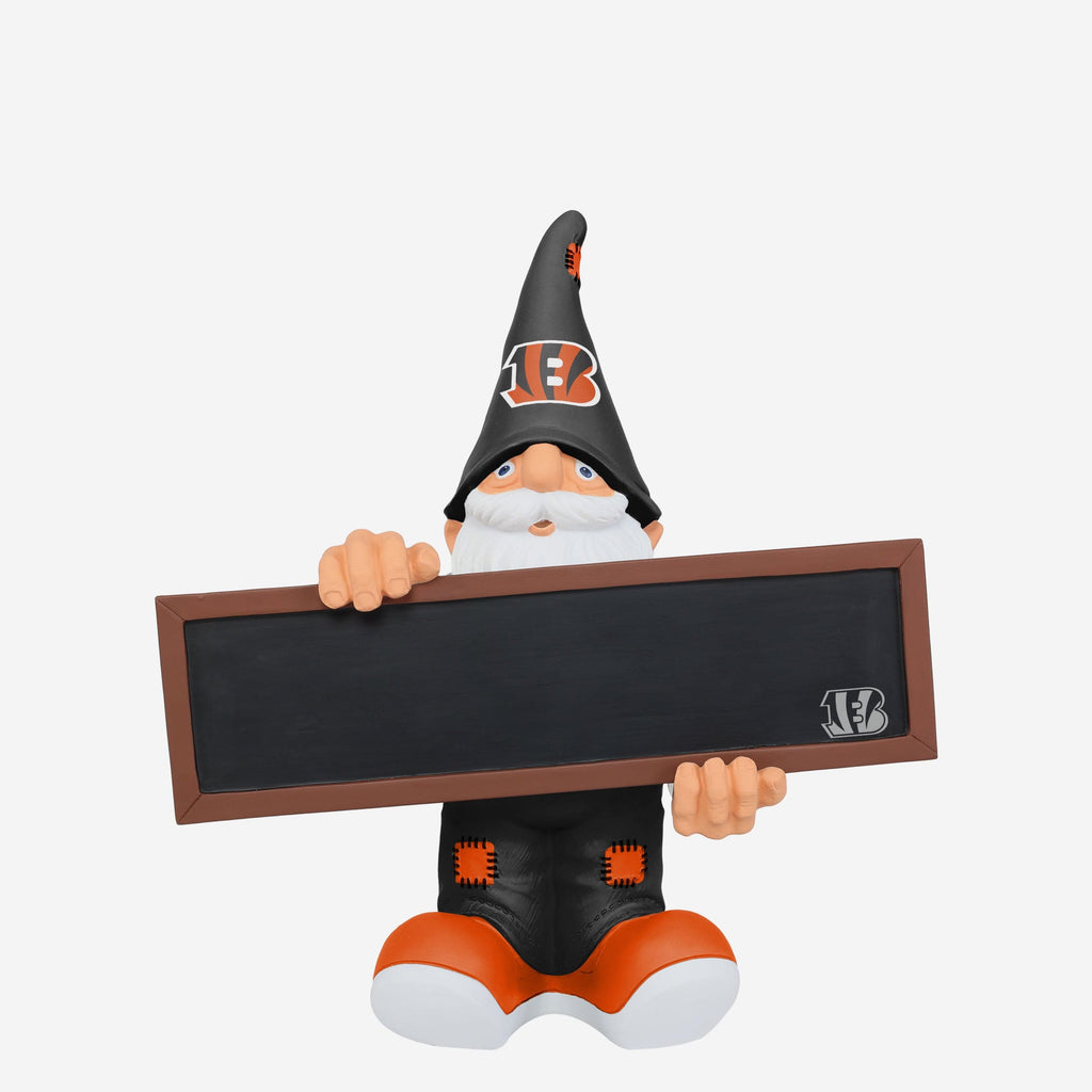 Cincinnati Bengals Chalkboard Sign Gnome FOCO - FOCO.com