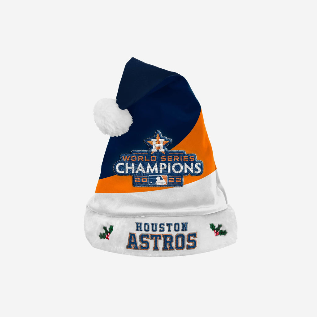 Houston Astros 2022 World Series Champions Basic Santa Hat FOCO - FOCO.com