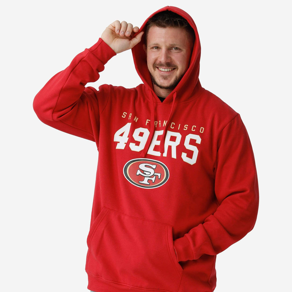 FOCO San Francisco 49ers NFL Mens Solid Hoodie