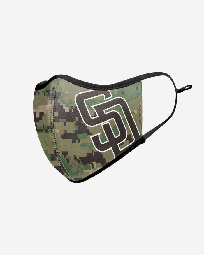 San Diego Padres On-Field Adjustable Camo Brown Sport Face Cover FOCO - FOCO.com