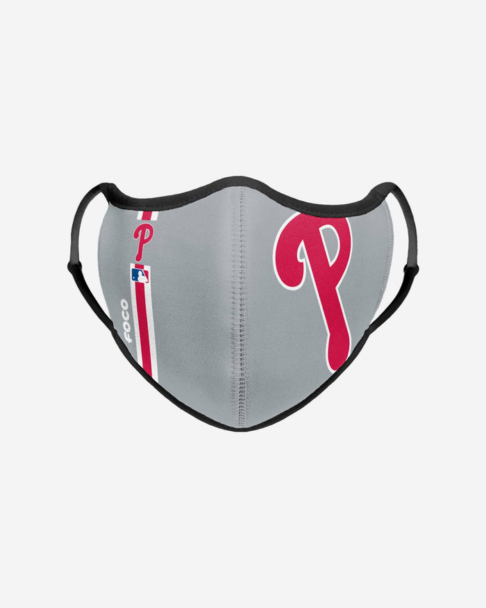 Philadelphia Phillies On-Field Adjustable Gray Sport Face Cover FOCO - FOCO.com
