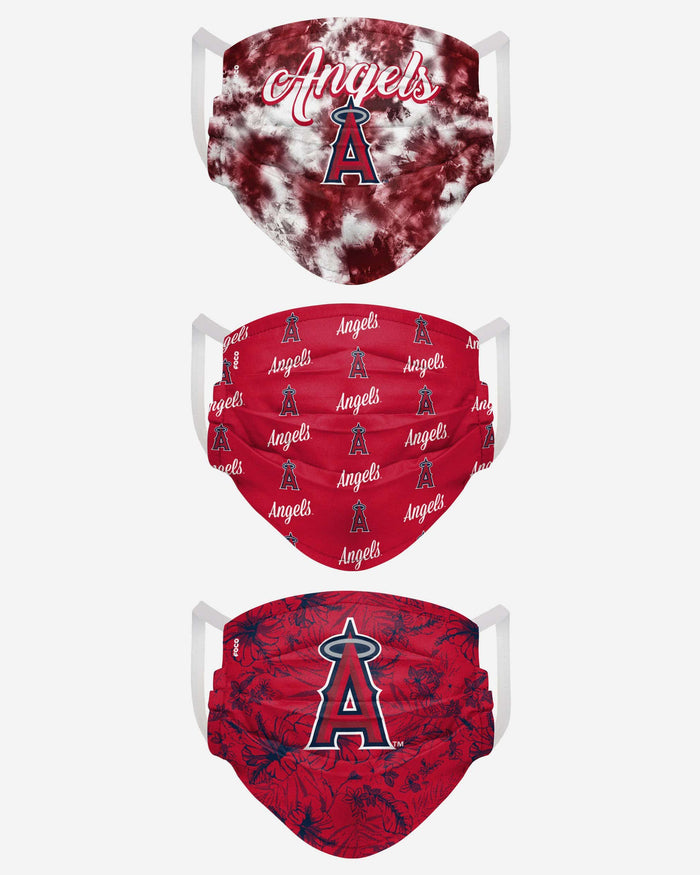 Los Angeles Angels Womens Matchday 3 Pack Face Cover FOCO - FOCO.com