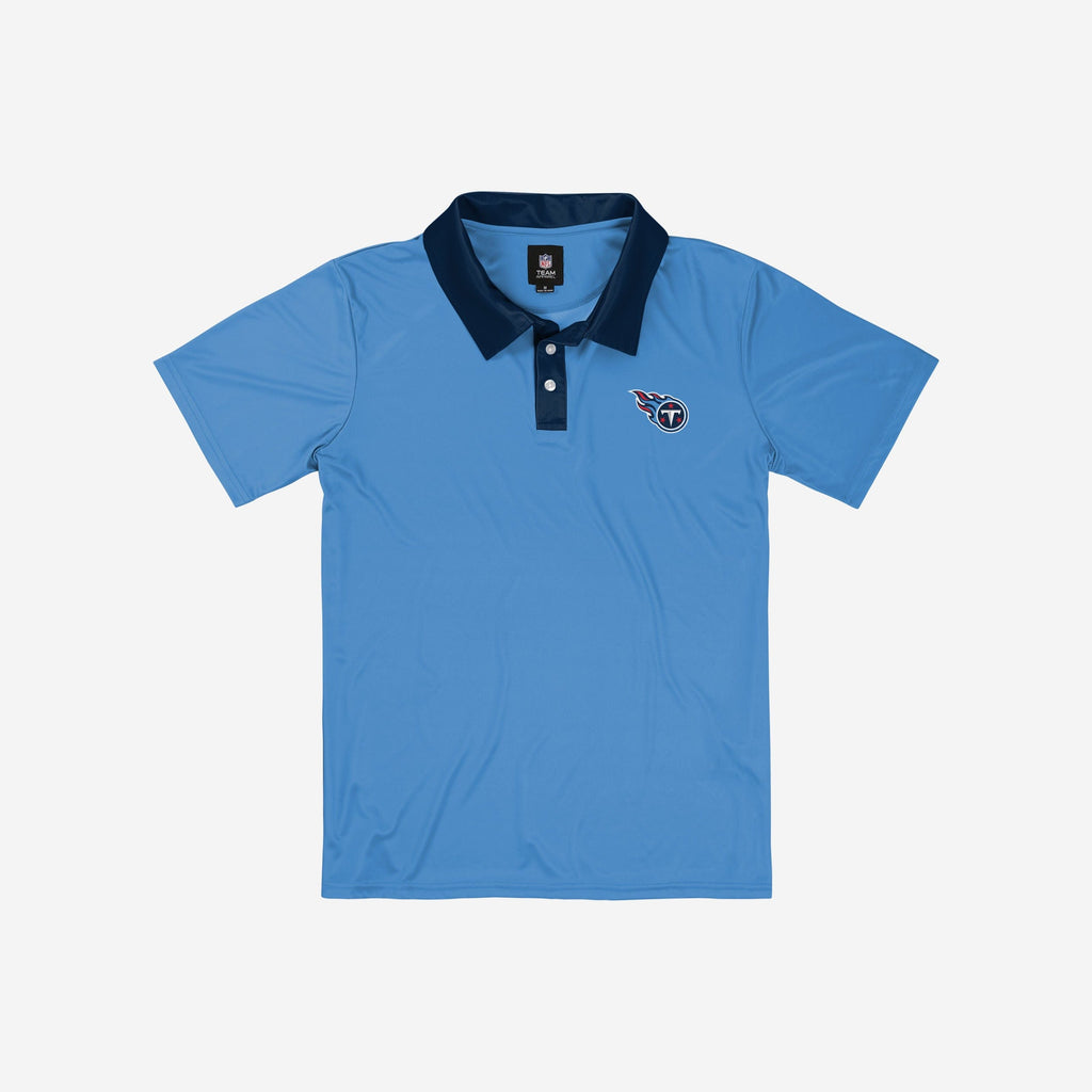 FOCO Tennessee Titans Nightcap Polyester Polo, Mens Size: XL