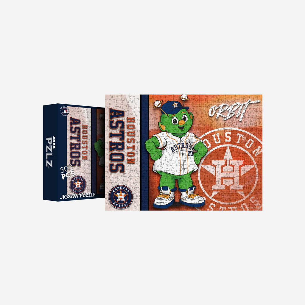 Orbit Houston Astros Mascot 500 Piece Jigsaw Puzzle PZLZ FOCO - FOCO.com