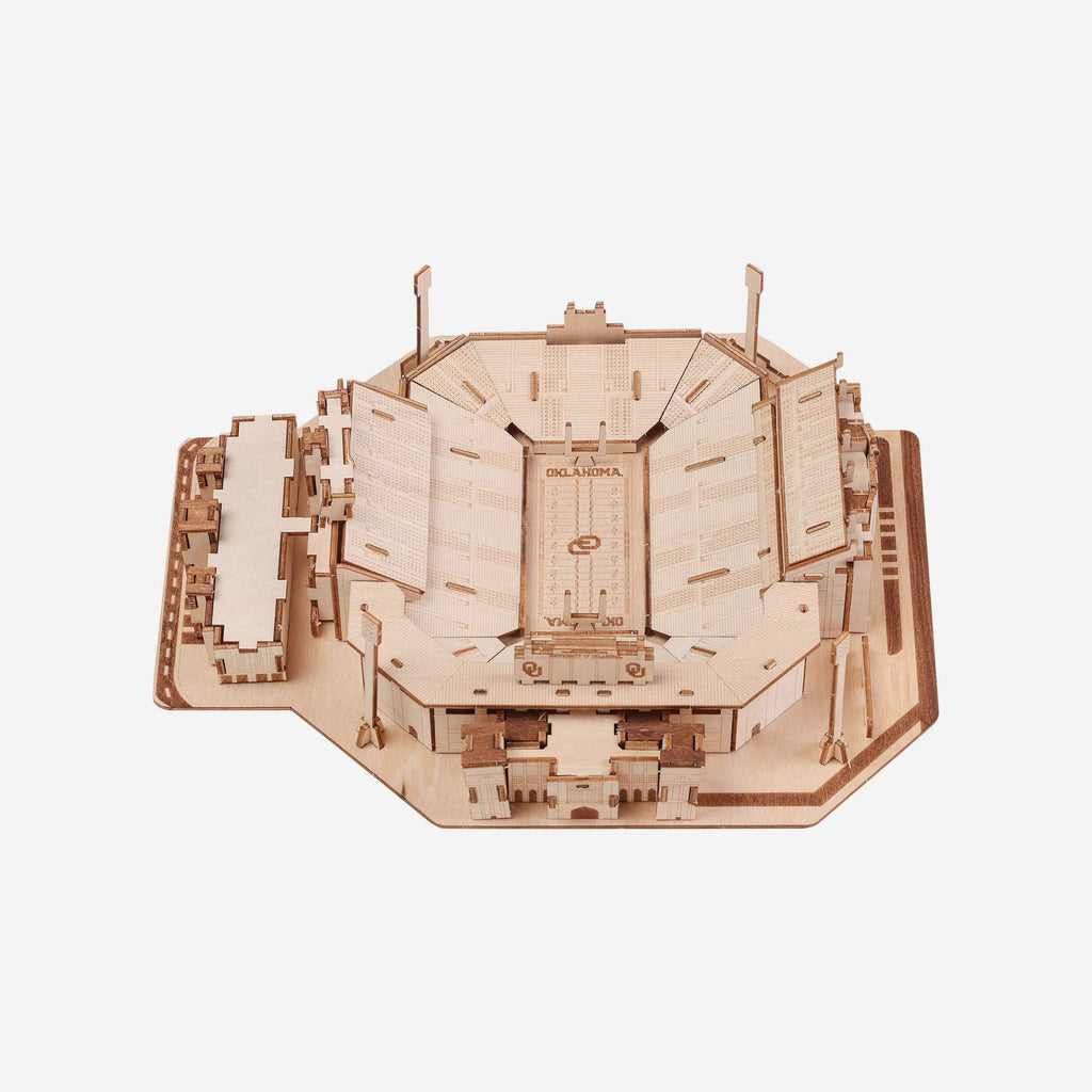 Oklahoma Sooners Gaylord Family - Oklahoma Memorial Stadium Wood PZLZ Stadium FOCO - FOCO.com