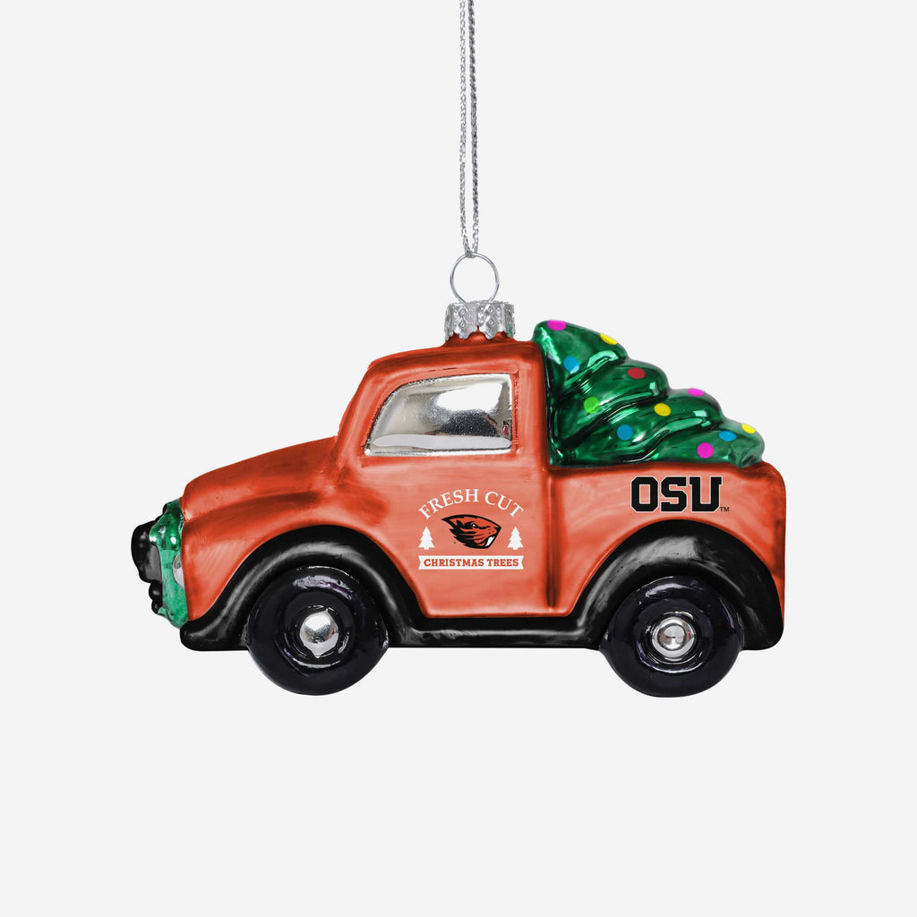 Oregon State Beavers Blown Glass Truck Ornament FOCO - FOCO.com
