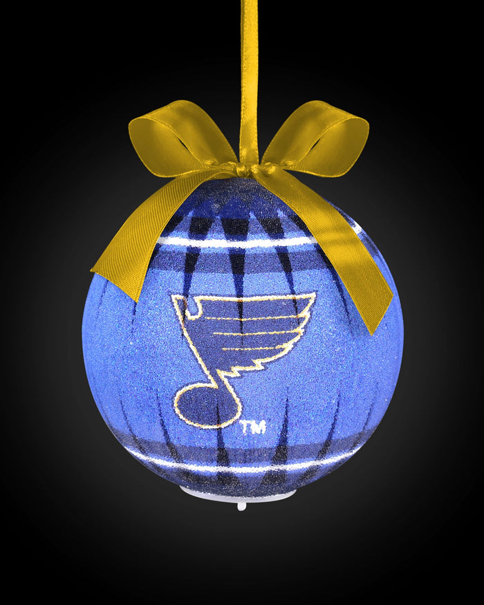St Louis Blues LED Shatterproof Ball Ornament FOCO - FOCO.com