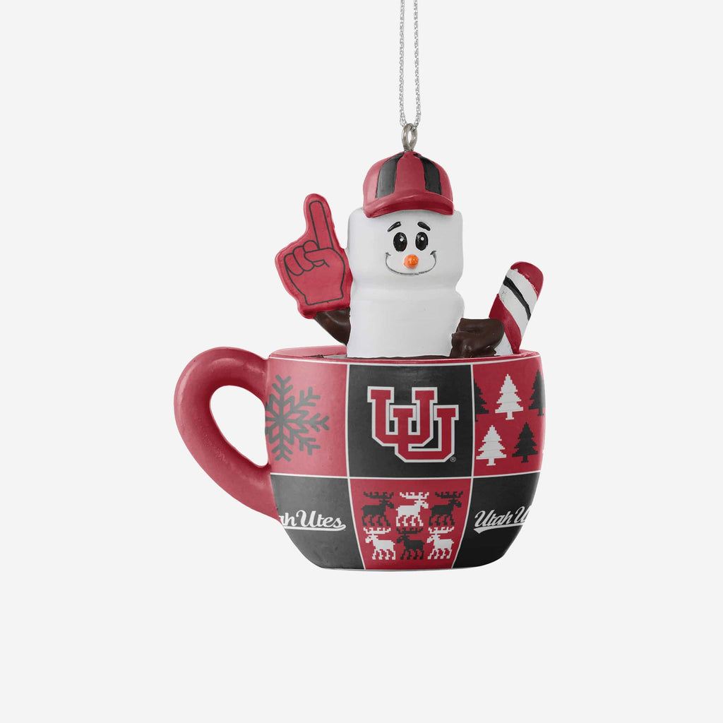 Utah Utes Smores Mug Ornament FOCO - FOCO.com