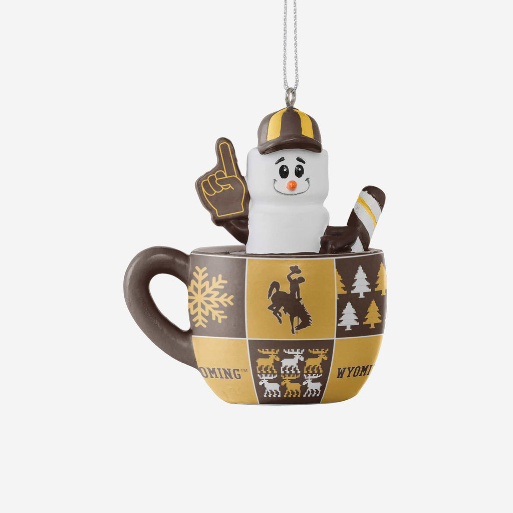 Wyoming Cowboys Smores Mug Ornament FOCO - FOCO.com