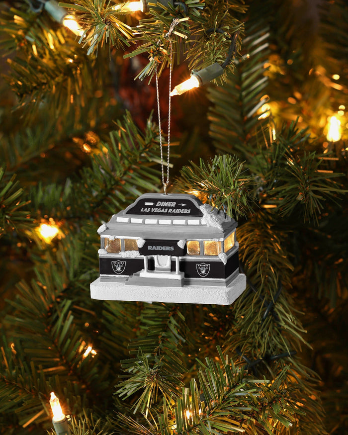 Las Vegas Raiders Light Up Diner Ornament FOCO - FOCO.com