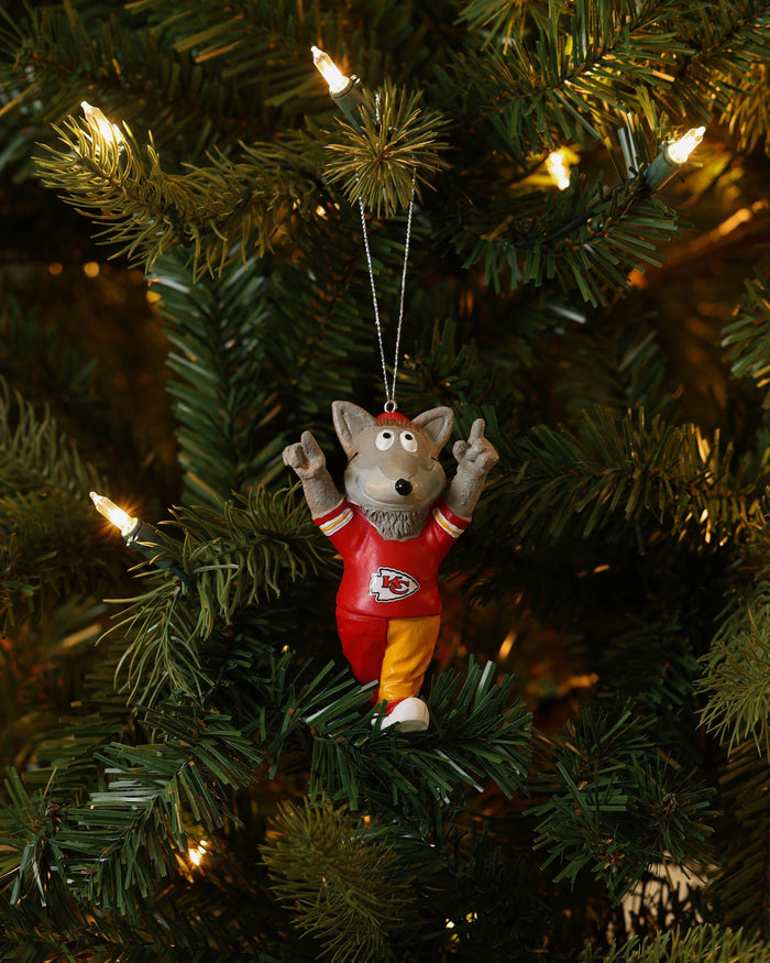KC Wolf Kansas City Chiefs Mascot Ornament FOCO - FOCO.com