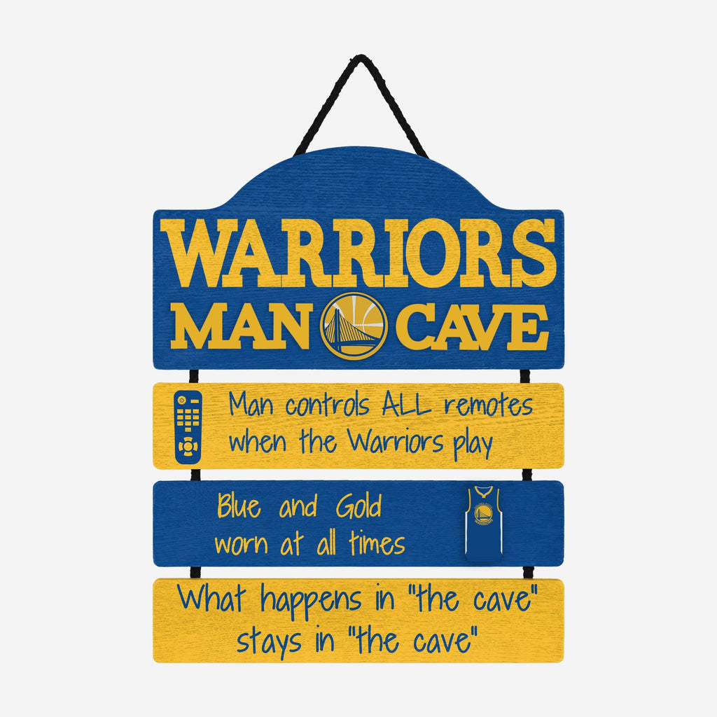 Golden State Warriors Mancave Sign FOCO - FOCO.com