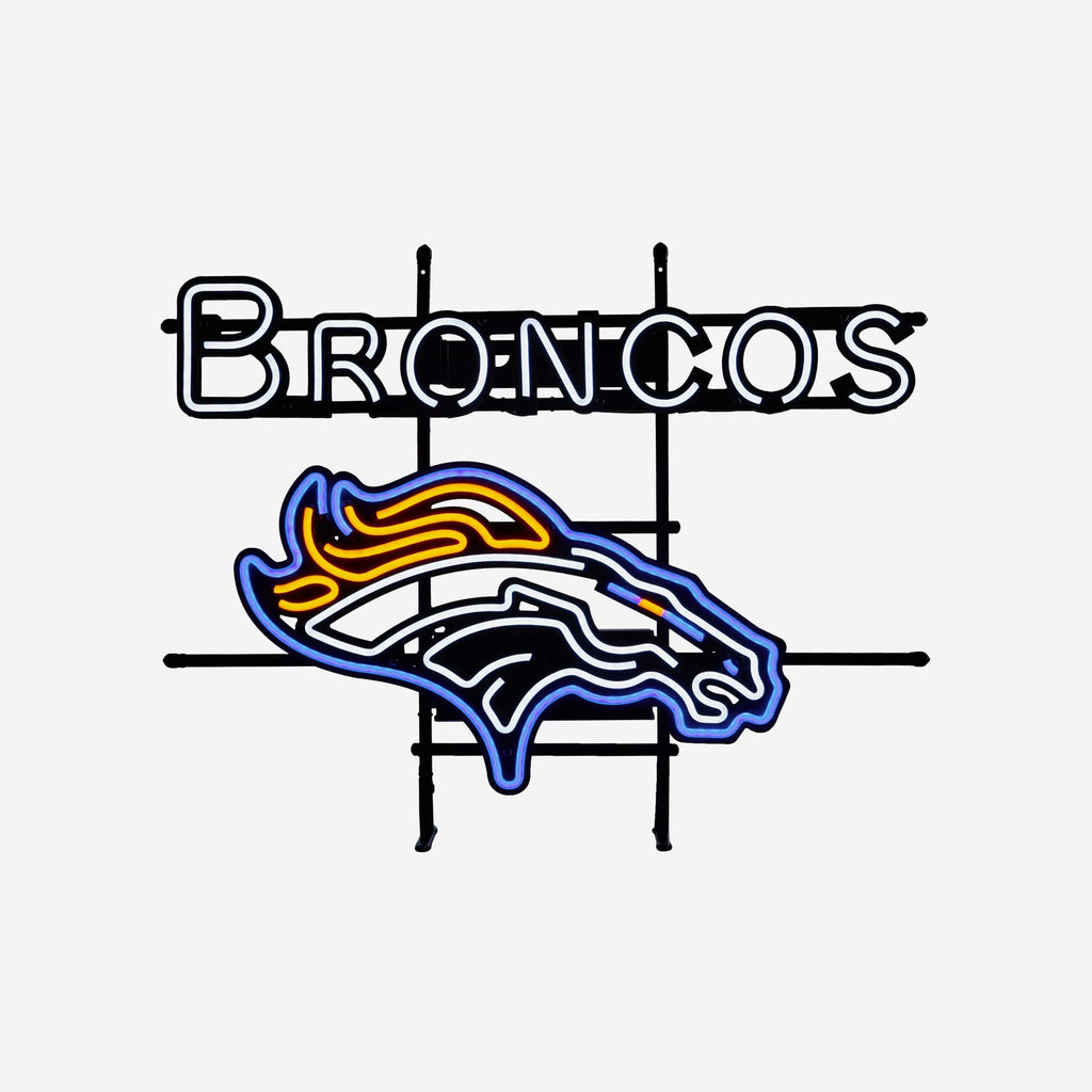 Denver Broncos Fancave LED Sign FOCO - FOCO.com