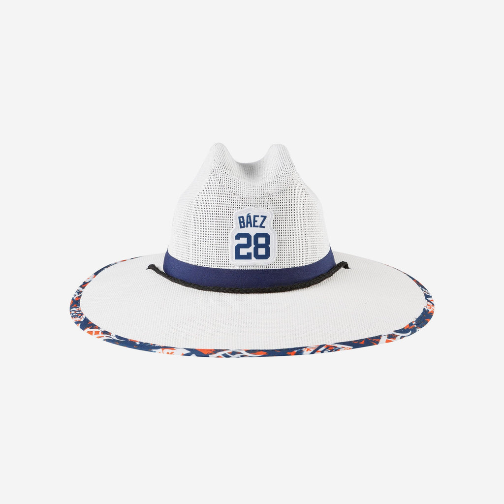 Javier Baez Detroit Tigers Straw Hat FOCO - FOCO.com