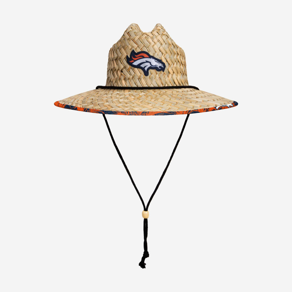 Denver Broncos Floral Straw Hat FOCO