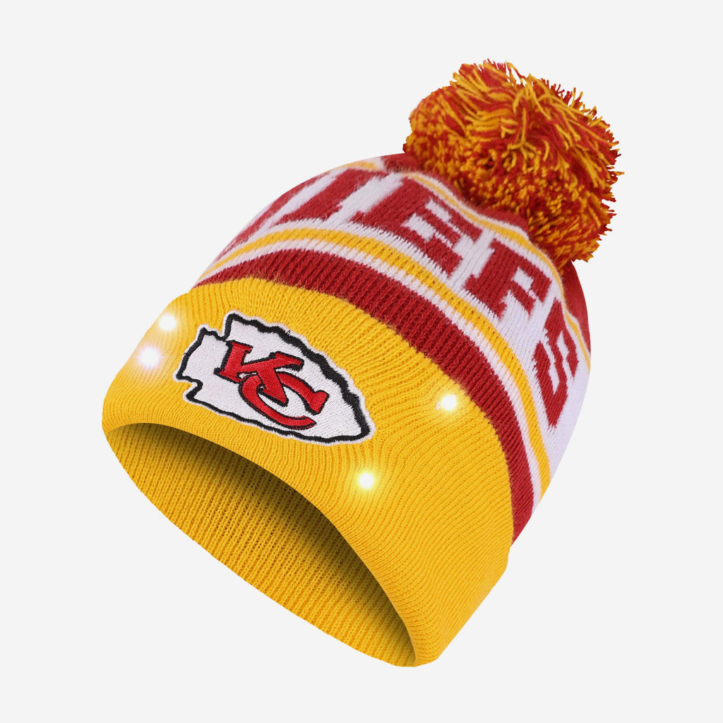 Kansas City Chiefs Snow Stealer Light Up Beanie FOCO