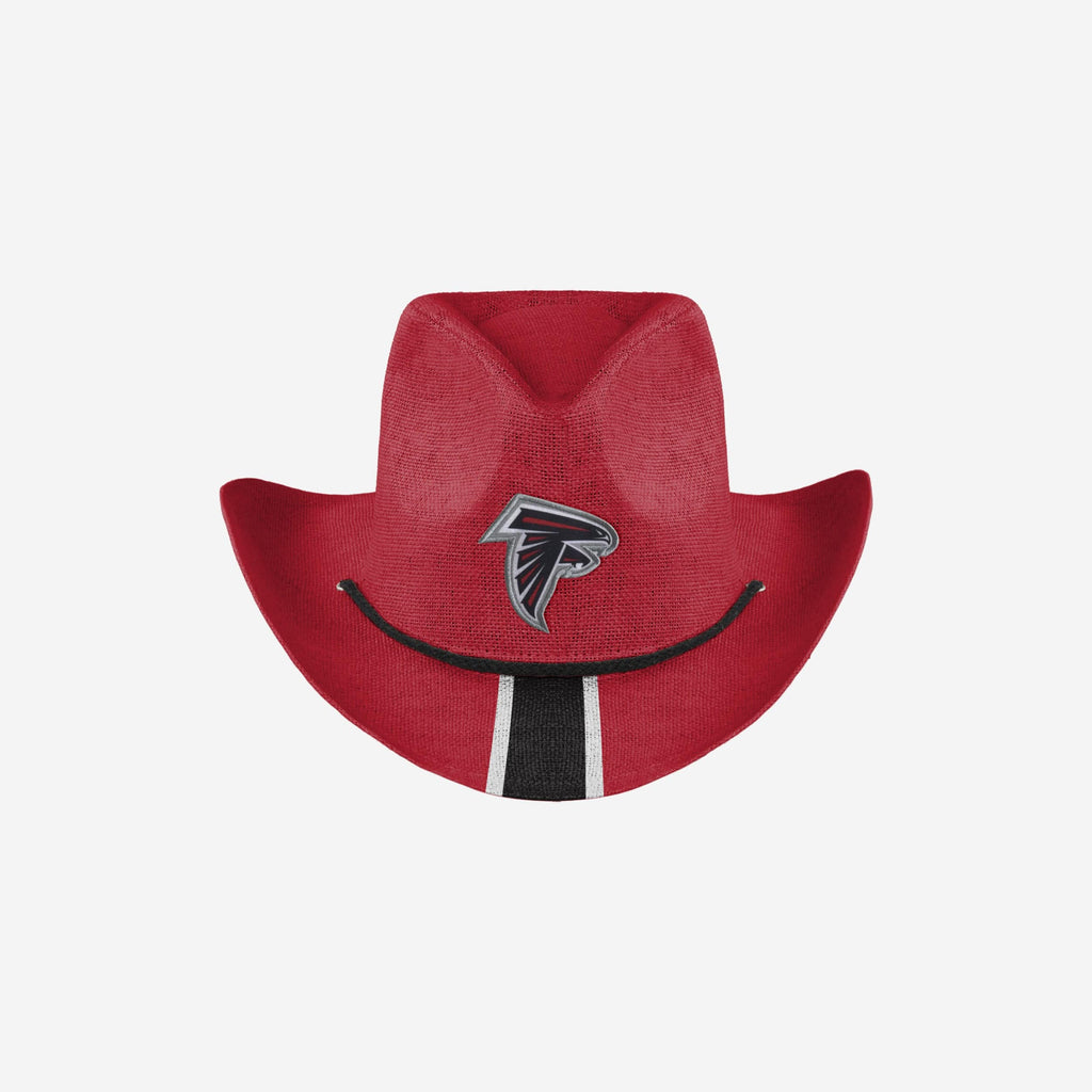 Atlanta Falcons Team Stripe Cowboy Hat FOCO