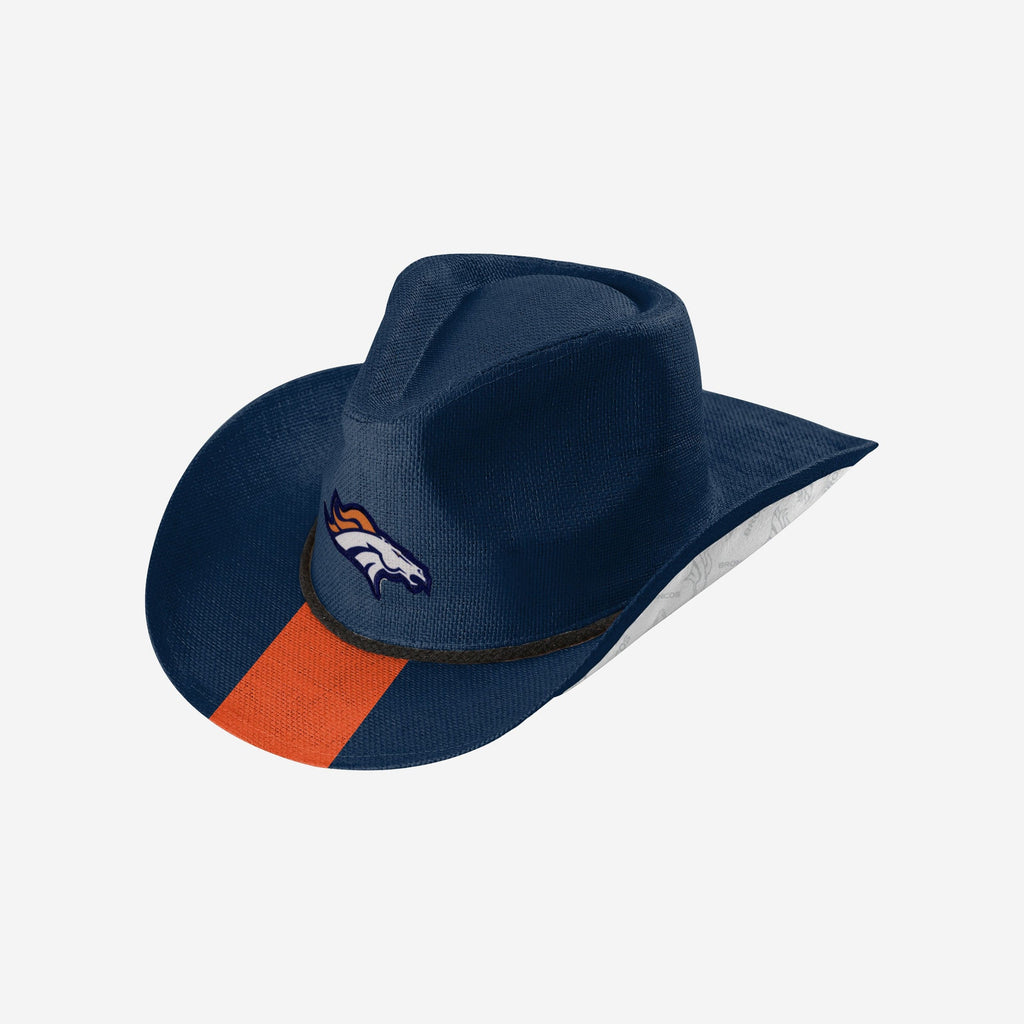 Denver Broncos Team Stripe Cowboy Hat FOCO