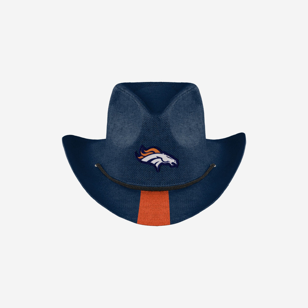 Denver Broncos Team Stripe Cowboy Hat FOCO