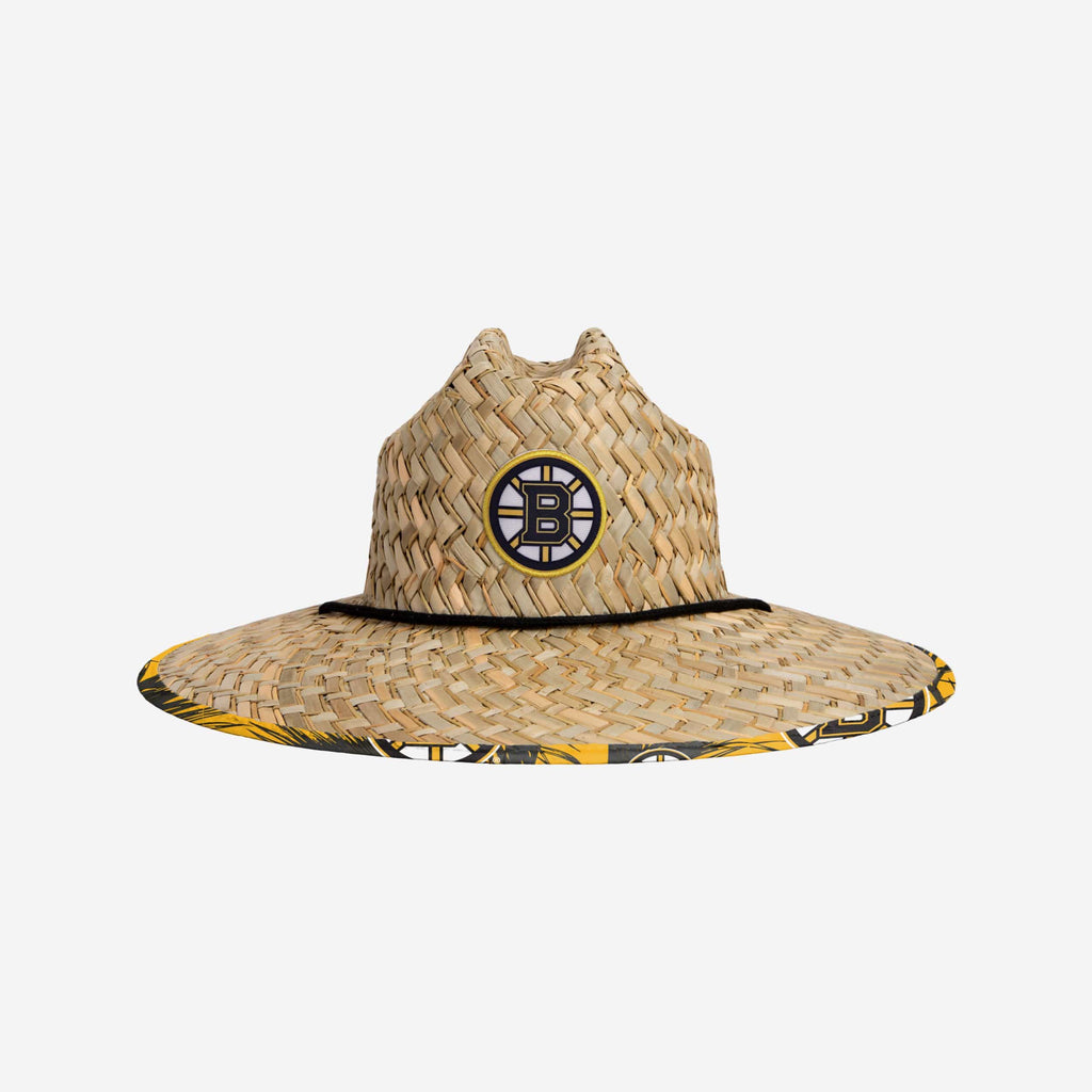 Boston Bruins Floral Straw Hat FOCO - FOCO.com