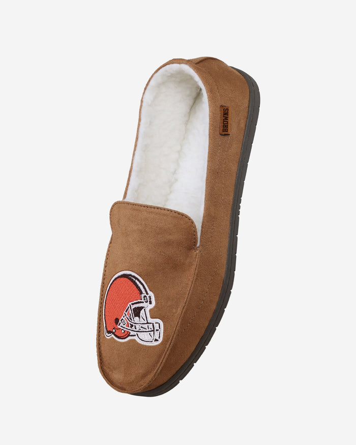 Cleveland Browns Beige Moccasin Slipper FOCO - FOCO.com