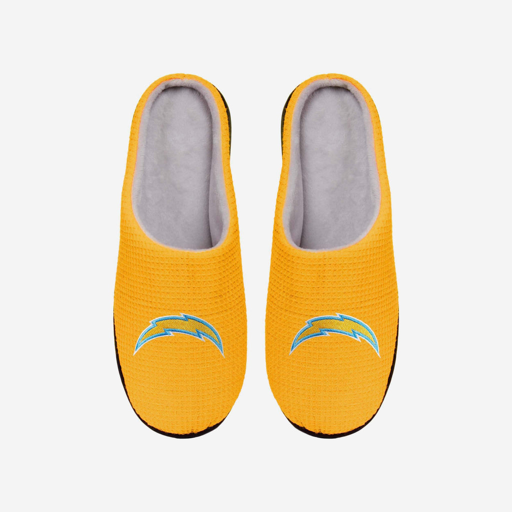 Los Angeles Chargers Memory Foam Slide Slipper FOCO S - FOCO.com
