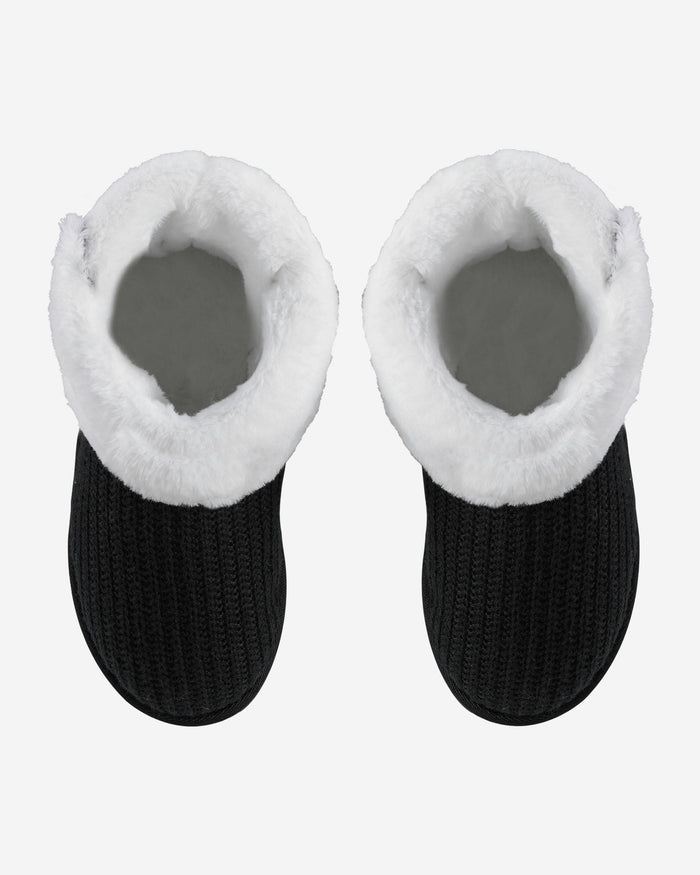 Detroit Red Wings Knit High End Button Boot Slipper FOCO - FOCO.com