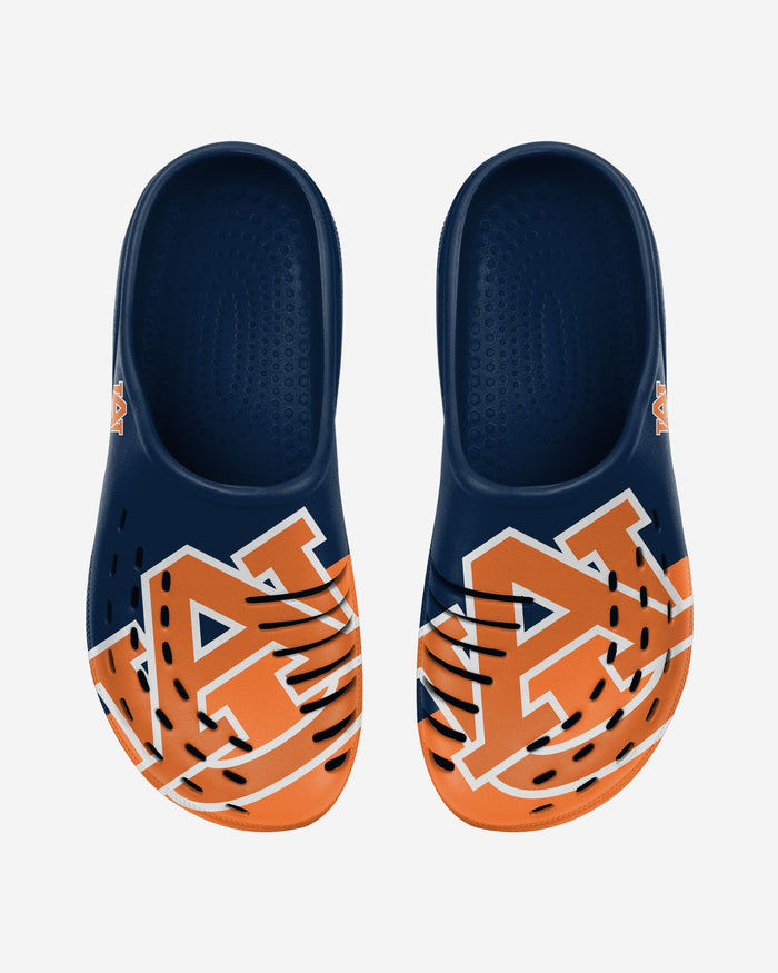 Auburn Tigers Colorblock Big Logo Clog FOCO S - FOCO.com
