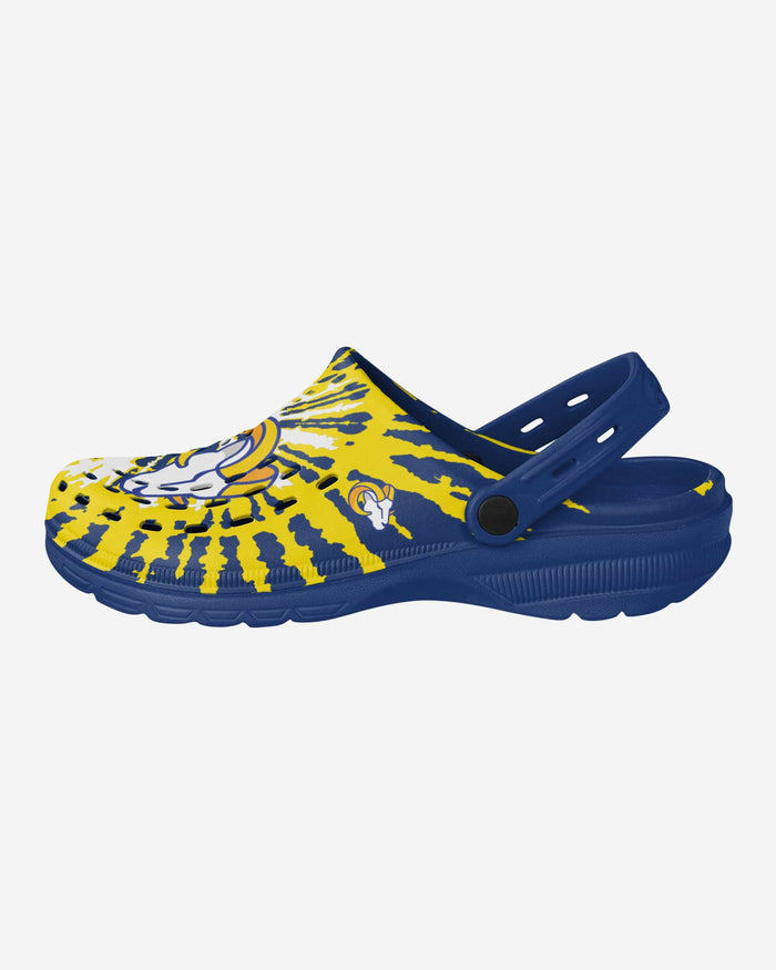 Los Angeles Rams Tie-Dye Clog With Strap FOCO S - FOCO.com