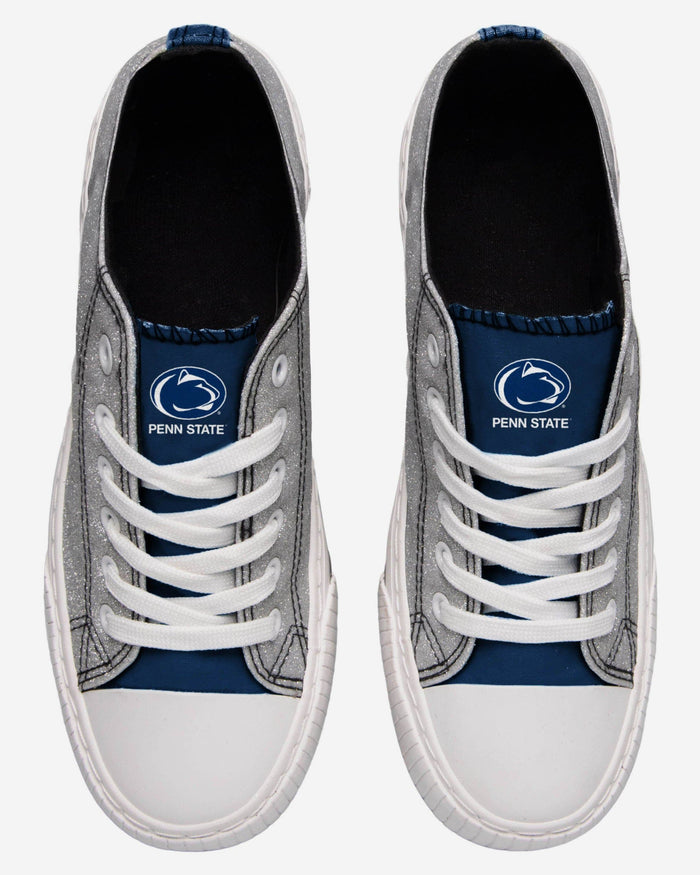 Penn State Nittany Lions Womens Glitter Low Top Canvas Shoe FOCO - FOCO.com
