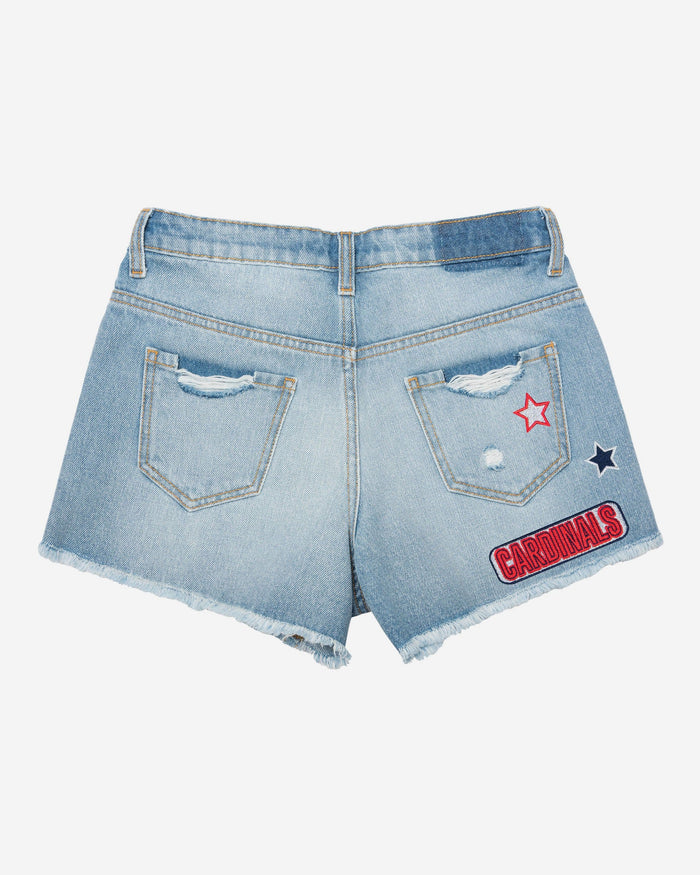 St Louis Cardinals Womens Team Logo Denim Shorts FOCO - FOCO.com