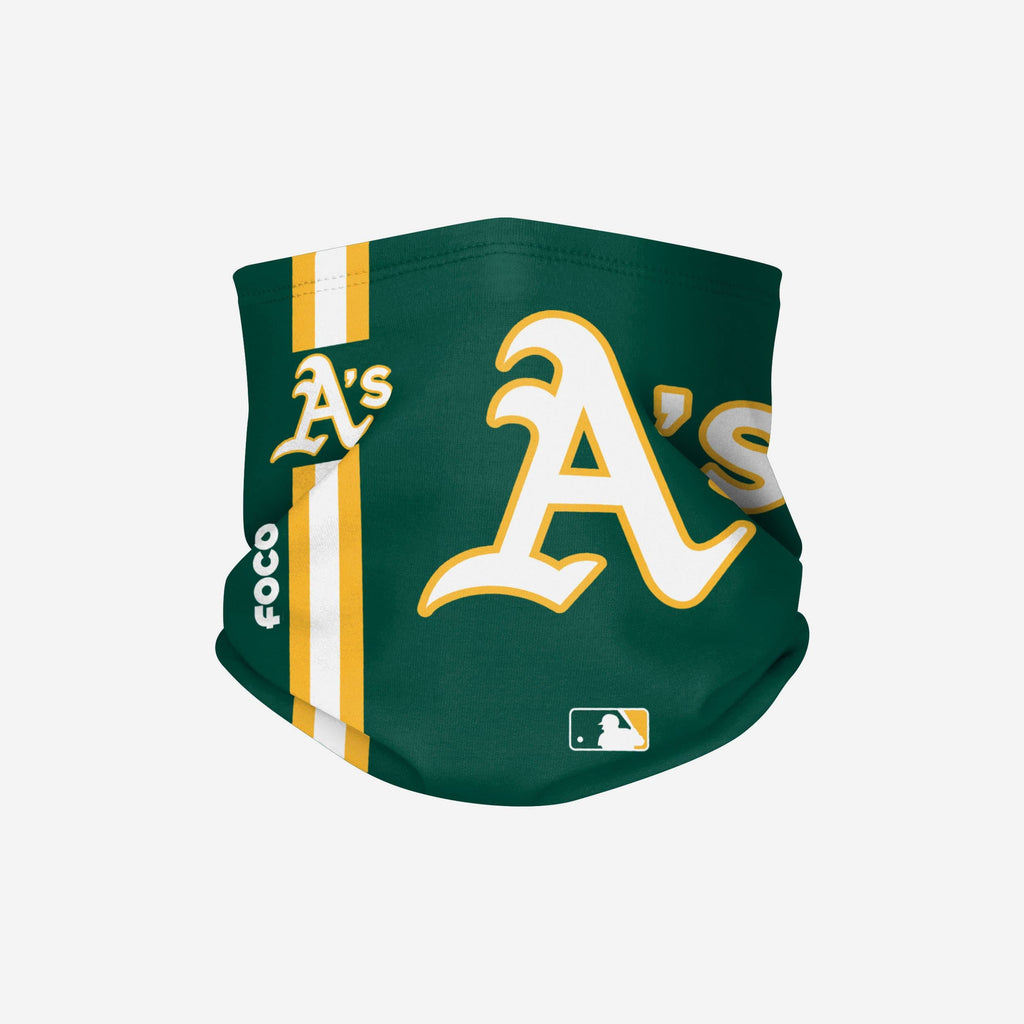 Oakland Athletics On-Field Green UV Gaiter Scarf FOCO - FOCO.com