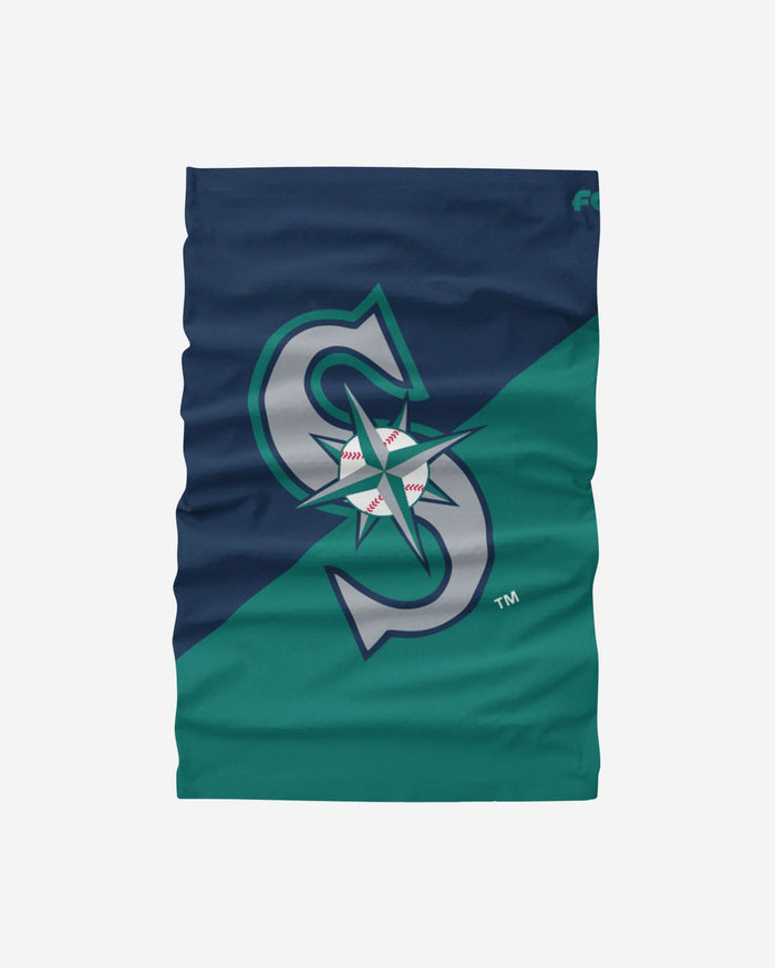 Seattle Mariners Big Logo Gaiter Scarf FOCO - FOCO.com