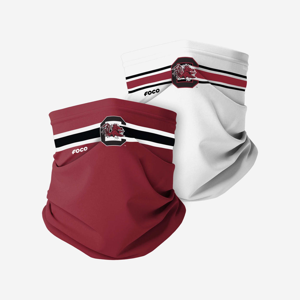 South Carolina Gamecocks Stitched 2 Pack Gaiter Scarf FOCO - FOCO.com