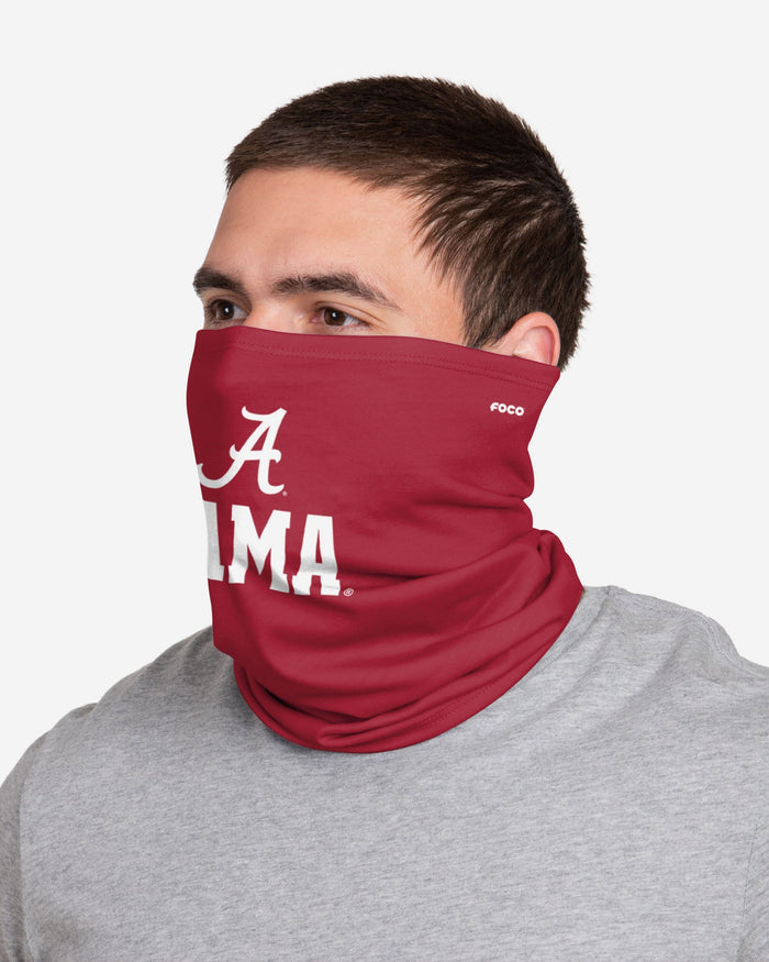 Alabama Crimson Tide Team Logo Stitched Gaiter Scarf FOCO - FOCO.com