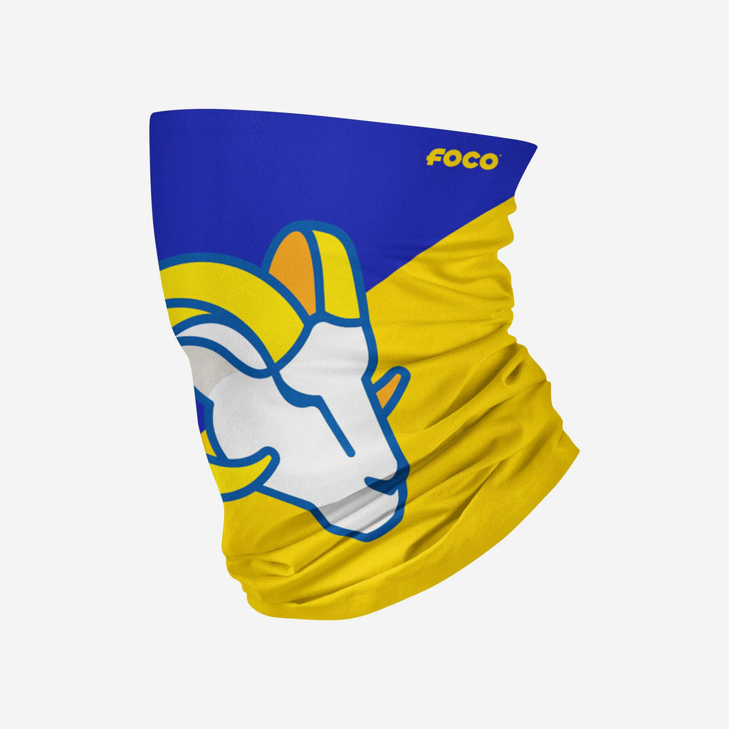 Los Angeles Rams Big Logo Gaiter Scarf FOCO Adult - FOCO.com