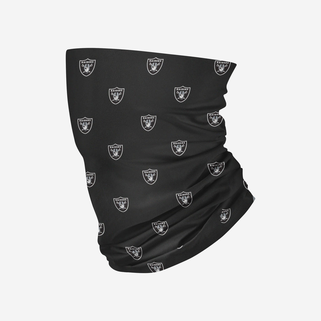 Las Vegas Raiders Mini Print Logo Gaiter Scarf FOCO - FOCO.com