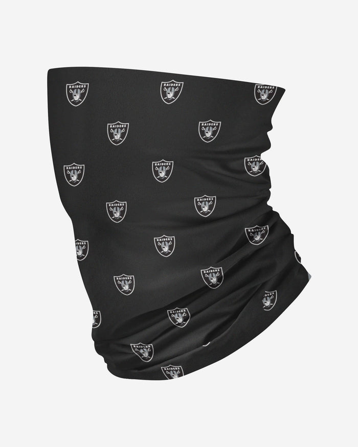 Las Vegas Raiders Mini Print Logo Gaiter Scarf FOCO - FOCO.com