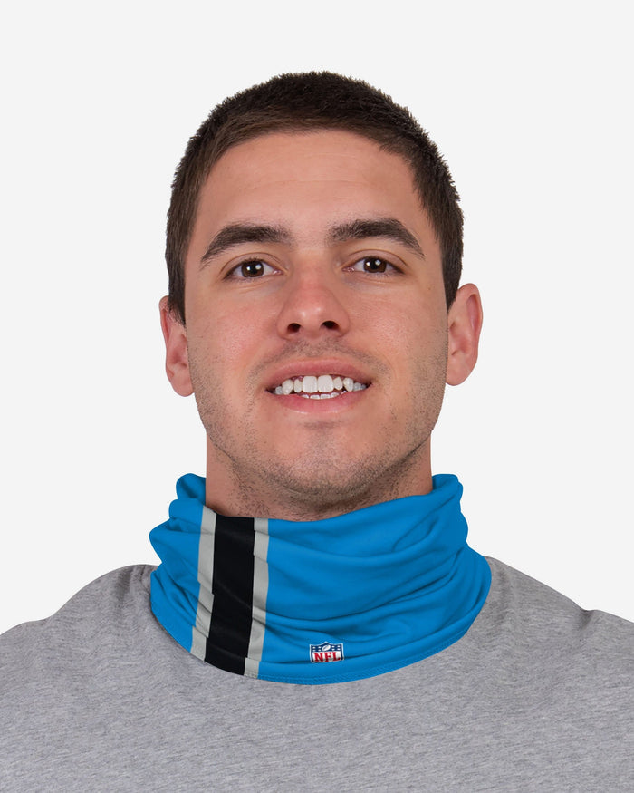 Christian McCaffrey Carolina Panthers On-Field Sideline Logo Gaiter Scarf FOCO - FOCO.com