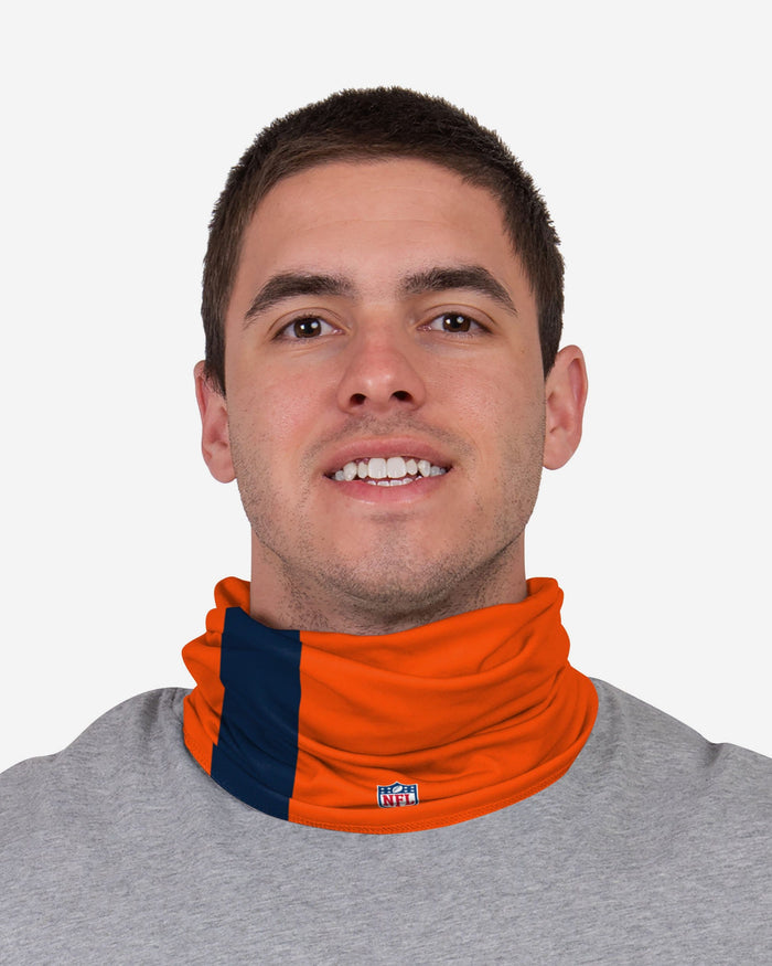 Justin Simmons Denver Broncos On-Field Sideline Logo Gaiter Scarf FOCO - FOCO.com