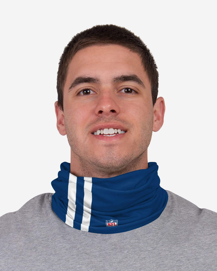 Marlon Mack Indianapolis Colts On-Field Sideline Logo Gaiter Scarf FOCO - FOCO.com