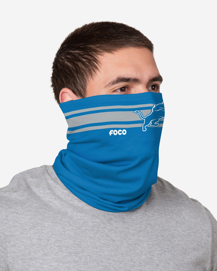 Detroit Lions Stitched 2 Pack Gaiter Scarf FOCO - FOCO.com