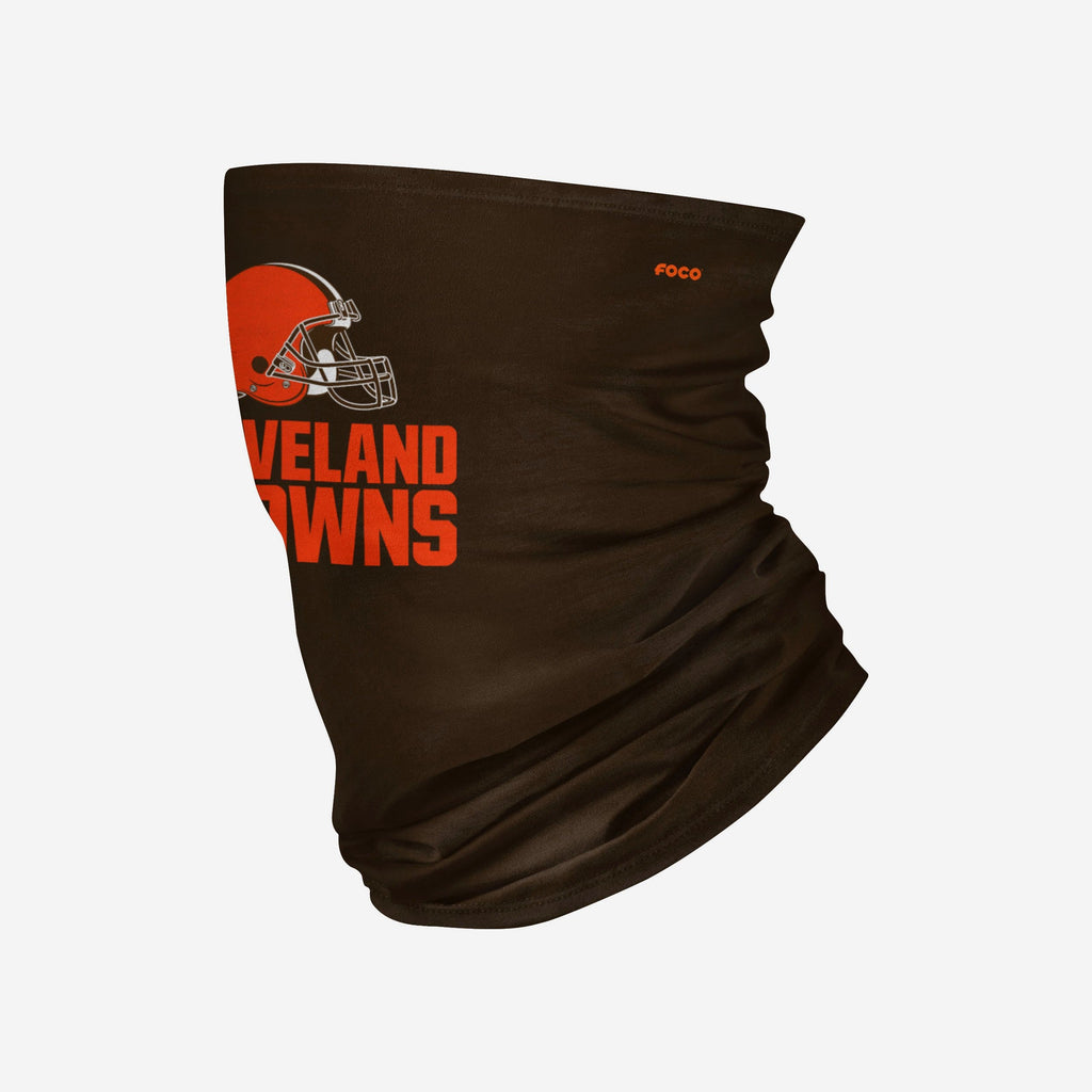 Cleveland Browns Team Logo Stitched Gaiter Scarf FOCO - FOCO.com
