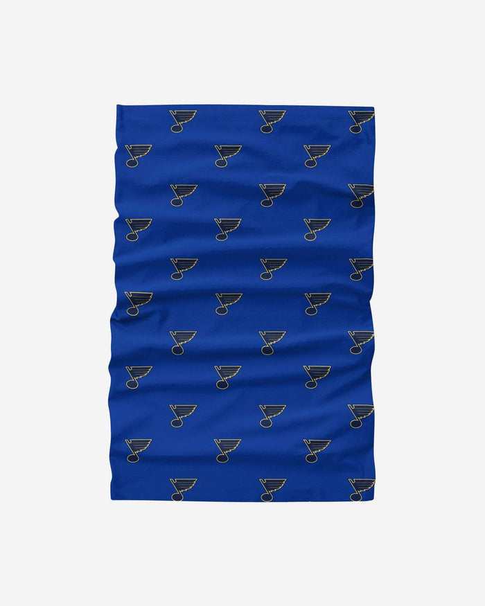 St Louis Blues Mini Print Logo Gaiter Scarf FOCO - FOCO.com