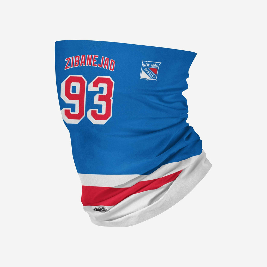 Mika Zibanejad New York Rangers Gaiter Scarf FOCO - FOCO.com