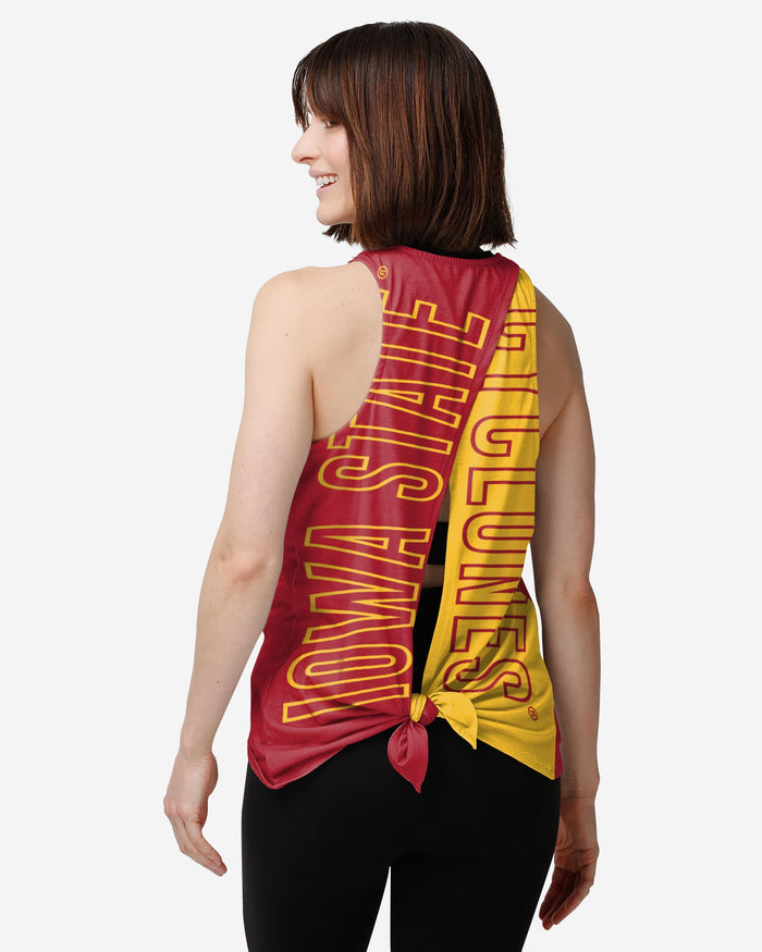Iowa State Cyclones Womens Tie-Breaker Sleeveless Top FOCO S - FOCO.com
